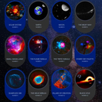 luminaria e projetora 4k PROYECTOR GALAXIA LAMPARA  ASTRONAUTA