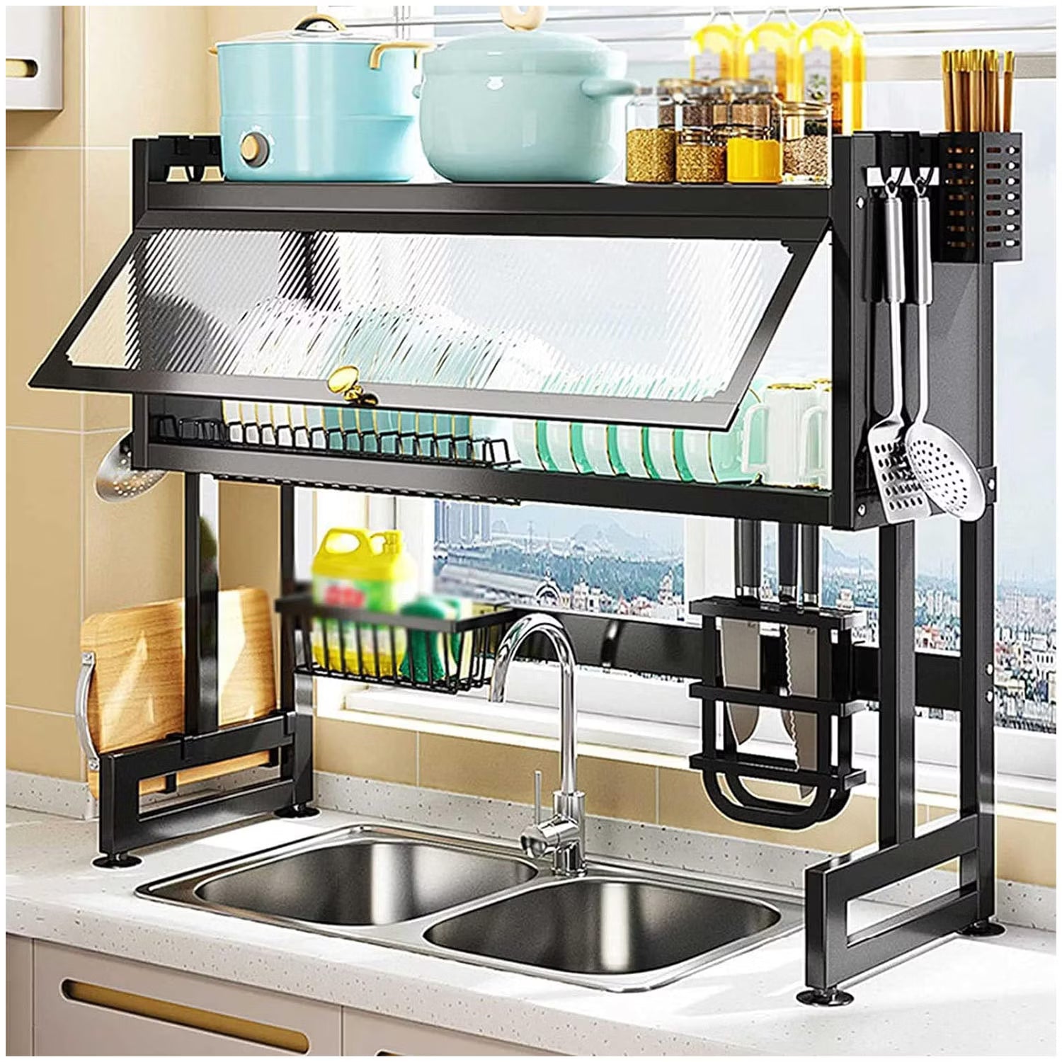 Organizador De Platos Escurridor Multifu