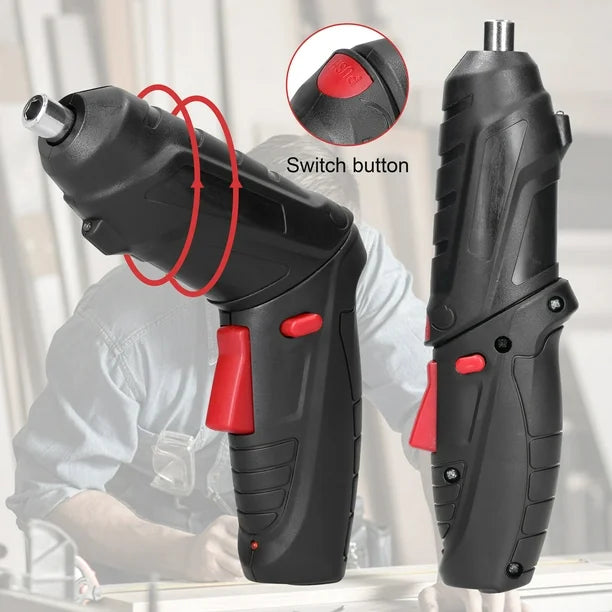 combo Destornillador Electrico Zo + Juego de Llaves de Vaso de 40 Piezas