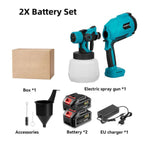 Pistola De Pintura Inalambrica 2Baterias