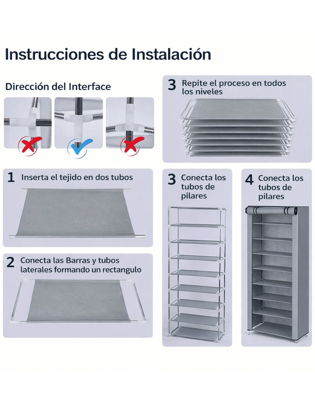 Zapatero Ordanza™ Organizador Vertical Zapatos